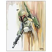Star Wars Boba Fett Bounty Hunter Collection Art Lithograph